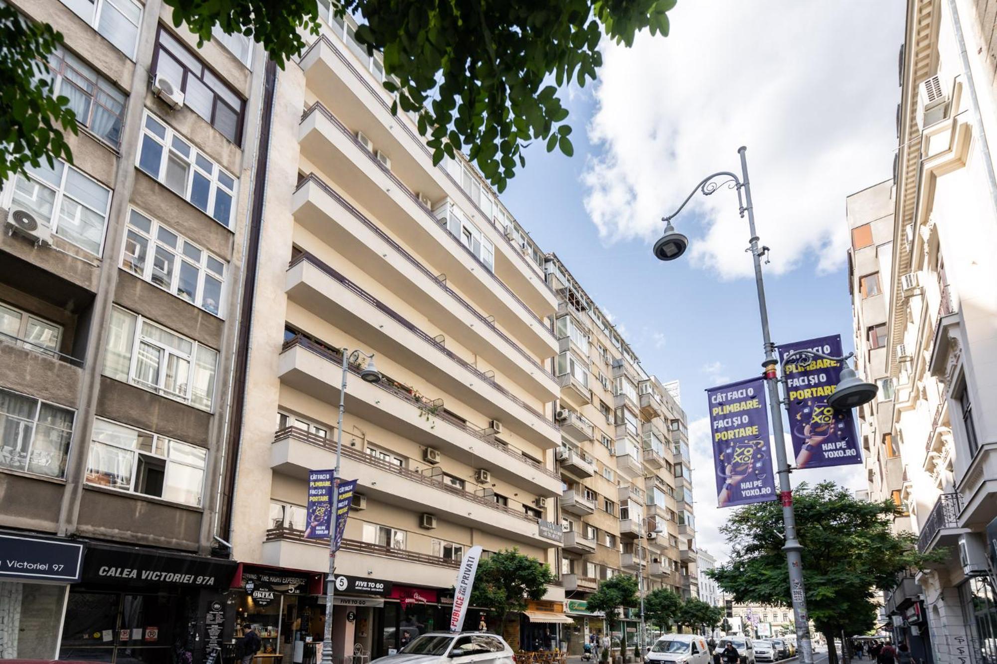 Sunset - Luxury Studio On Calea Victoriei Bucharest Exterior photo
